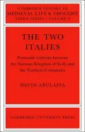 The Two Italies: Economic Relations Between the Norman Kingdom of Sicily and the Northern Communes