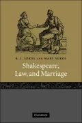 Shakespeare, Law, and Marriage