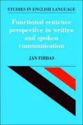 Functional Sentence Perspective in Written and Spoken Communication