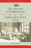 The Discourse of Enlightenment in Eighteenth-Century France: Diderot and the Art of Philosophizing