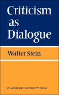 Criticism As Dialogue