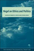 Hegel on Ethics and Politics