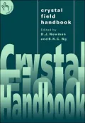 Crystal Field Handbook