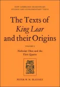 The Texts of King Lear and Their Origins: Volume 1, Nicholas Okes and the First Quarto