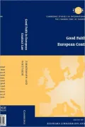 Good Faith In European Contract Law