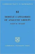 Module Categories of Analytic Groups