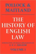 History of English Law Before the Time of Edward First, Vol. 1