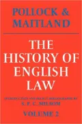 History of English Law Before the Time of Edward First, Vol. 2