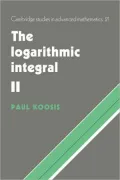 The Logarithmic Integral: Volume 2