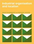 Industrial Organisation and Location