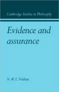 Evidence and Assurance