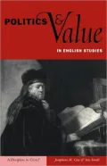 Politics and Value in English Studies: A Discipline in Crisis?
