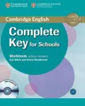 Complete Key for Schools Workbook Without Answers with Audio CD