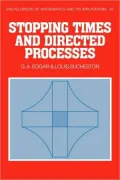 Stopping Times and Directed Processes (Encyclopedia of Mathematics and Its Applications)