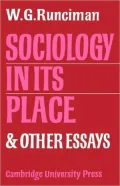 Sociology in Its Place
