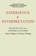 Natural Religion and Christian Theology: The Gifford Lectures 1952