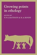 Growing Points in Ethology