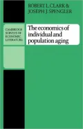 The Economics Of Individual And Population Aging