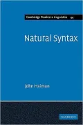 Natural Syntax: Iconicity and Erosion