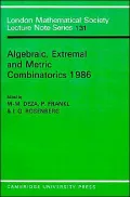 Algebraic, Extremal and Metric Combinatorics 1986