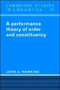 A Performance Theory of Order and Constituency, Vol. 73