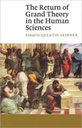 Return Of Grand Theory In The Human Sciences, The