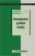 Unemployment : A Problem of Policy:Analysis of British Experience and Prospec