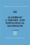 Algebraic L-theory and Topological Manifolds