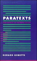 Paratexts: Thresholds of Interpretation, Vol. 20
