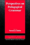 Perspectives on Pedagogical Grammar