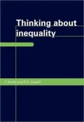 Thinking about Inequality : Personal Judgment and Income Distributions