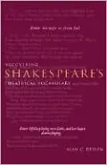 Recovering Shakespeare's Theatrical Vocabulary