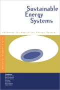 Sustainable Energy Systems : Pathways for Australian Energy Reform