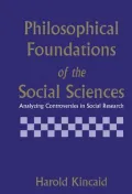 Philosophical Foundations of the Social Sciences