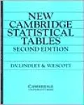 New Cambridge Statistical Tables