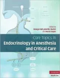 Core Topics in Endocrinology in Anesthesia and Critical Care