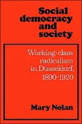 Social Democracy and Society : Working Class Radicalism in D&uuml;sseldorf, 1890-1920