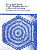 Characterization of High Tc Materials and Devices by Electron Microscopy
