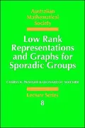 Low Rank Representations and Graphs for Sporadic Groups
