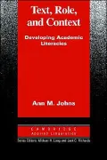 Text, Role and Context: Developing Academic Literacies