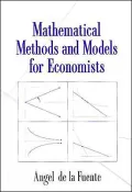 Mathematical Methods and Models for Economists