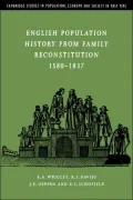 English Population History from Family Reconstitution 1580-1837