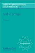 Stable Groups