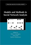 Models and Methods in Social Network Analysis