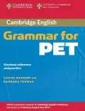 Cambridge Grammar for Pet Without Answers Grammar Reference And Practice