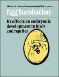 Egg Incubation: Its Effects on Embryonic Development in Birds and Reptiles