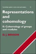 Representations and Cohomology: Cohomology of Groups and Modules, Vol. 2