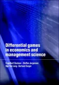 Differential Games in Economics and Management Science