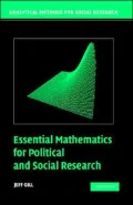 Essential Mathematics for Political and Social Research