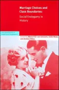 Marriage Choices and Class Boundaries